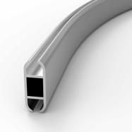 Aluminium koppelprofiel „Curve” │ vlak - gebogen