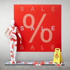 Stretchframe incl. sale-banner