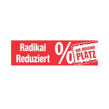 Sticker "Radikal Reduziert"