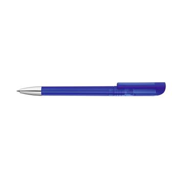 Twist Mechanism Ballpoint Pen "UP" with Transparent Casing and Chrome Plated Tip