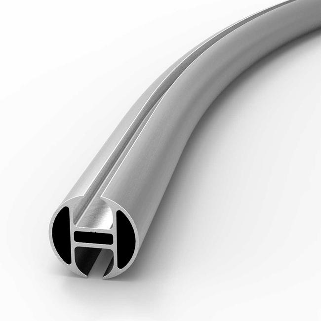 Round Aluminium Keder Rail Curve