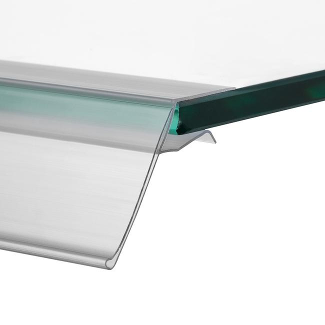 Barcode-prijskaartrail „GLS” | voor glazen schappen van 5-10 mm