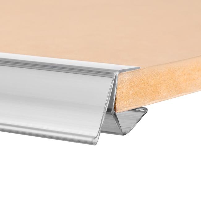Barcode-prijskaartrail „ANT” | voor houten en metalen schappen van 18-22 mm