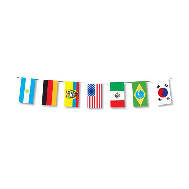 Vlaggenslinger „32 WK deelnemers"