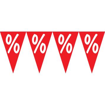 Vaantjesguirlande „%”-teken