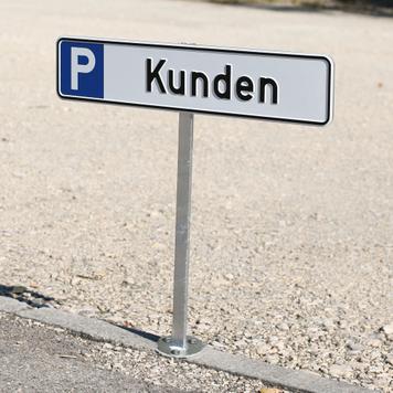 Display Post for Parking Signs