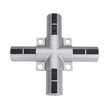 Bannerframesysteem kruisverbinder-kunststof | aluminium
