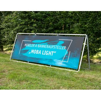 Mobiele A-bannerstandaard „Moba Light“ | voor randreclame