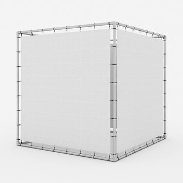 Bannerframesysteem Alu Budget 42 „Cube“