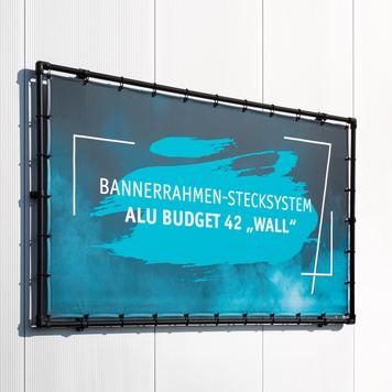 Bannerframesysteem Alu Budget 42 „Wall“