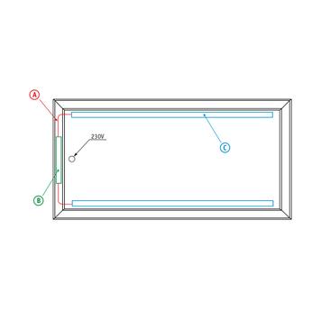 bannergear™ standaard „Fundament LED“ | 1-zijdig