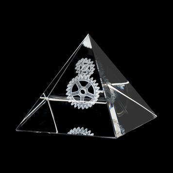 Glazen award | pyramide
