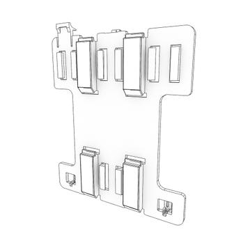 Zwaluwstaart-adapterplaat Displaydata „Chroma 60”