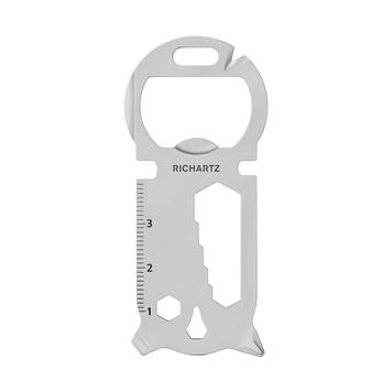 RICHARTZ Key Tool 16+, multifunctional tool with 16 functions as a key ring
