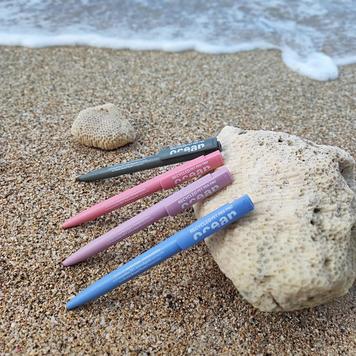 Retractable Biros "Recycled PET Pen Pro Ocean"