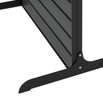 FlexiSlot® display „Construct-Straight” black frame