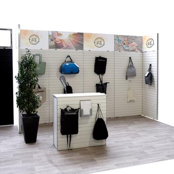 FlexiSlot® Exhibition Stand "Style" 3900 x 800 mm Headstand