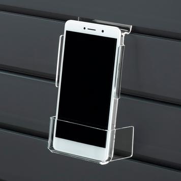 FlexiSlot® lamellenwand smartphonehouder „Glabra”