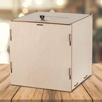 Boite à dons, boîtes à suggestion en bois