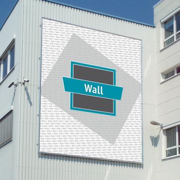 Bannerframesysteem „Wall” │ aluminium