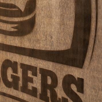 Plaque en bois Madera "Burgers"