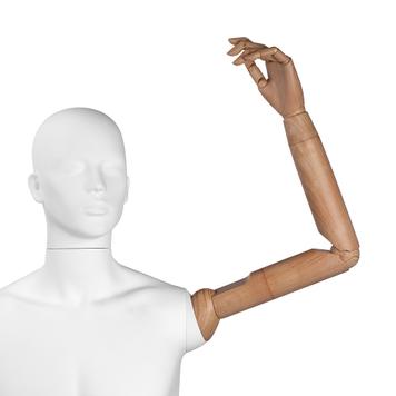 Paire de bras flexibles pour mannequin "Magic"